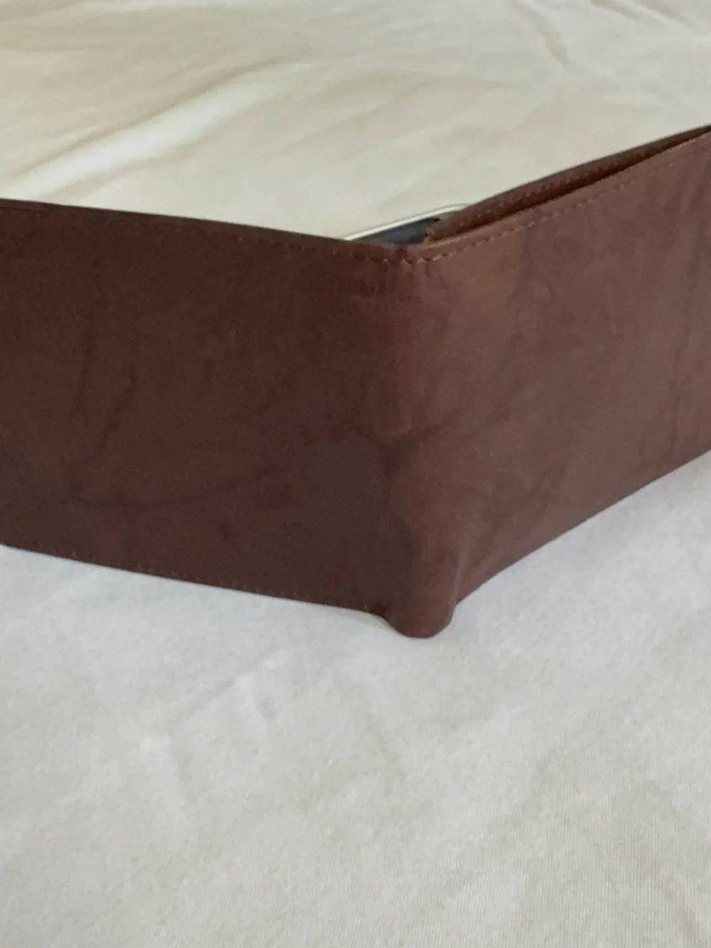 Stafford Dark Brown Leather Pocket Card & Key Holder